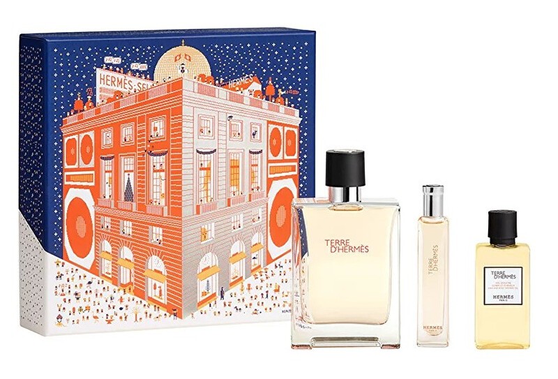 Hermès Set da 3 pezzi TERRE D'HERMÈS Eau de Toilette spray 100 ml + Shower Gel 40 ml + Eau de Toilette spray 15 ml uomo