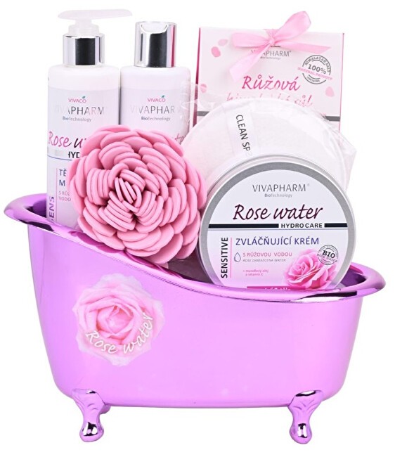 Vivaco Set regalo di cosmetici con acqua di rose donna