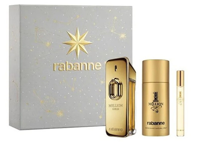 Paco Rabanne Million Gold EDP Intense 100ml + EDT MINI 1 Milion 10ml + DEO VAPO 150ml uomo
