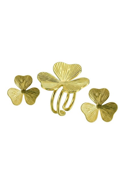 Victoria Walls Set di gioielli placcati in oro VWS260856G anello, orecchini donna