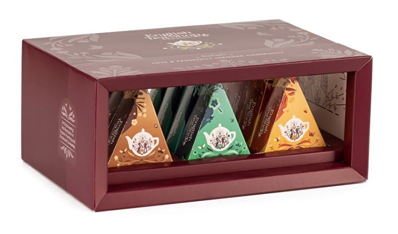 English Tea Shop Fantastica collezione regalo di 12 piramidi BIO unisex