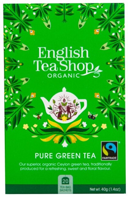 English Tea Shop Tè verde biologico puro, 20 bustine unisex