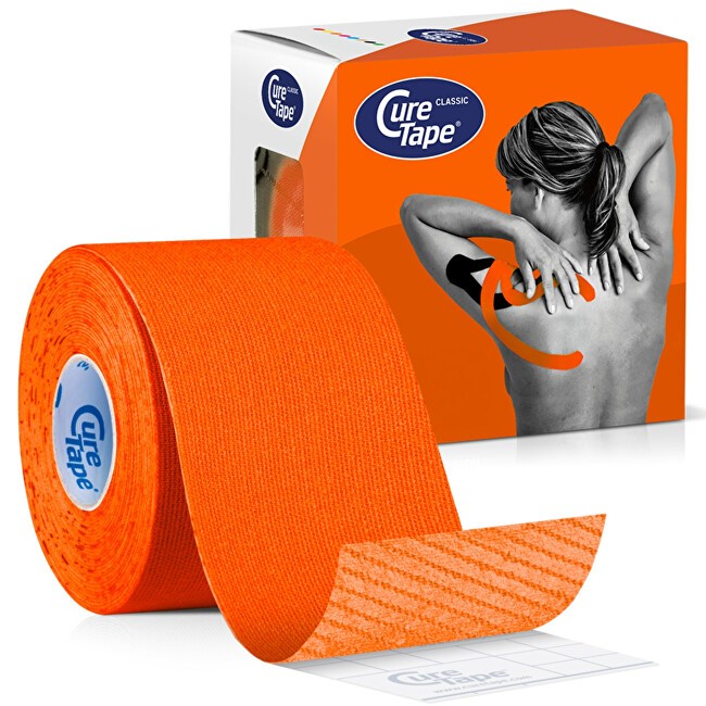 CureTape Nastro kinesiologico classico arancione 5 cm x 5 m unisex