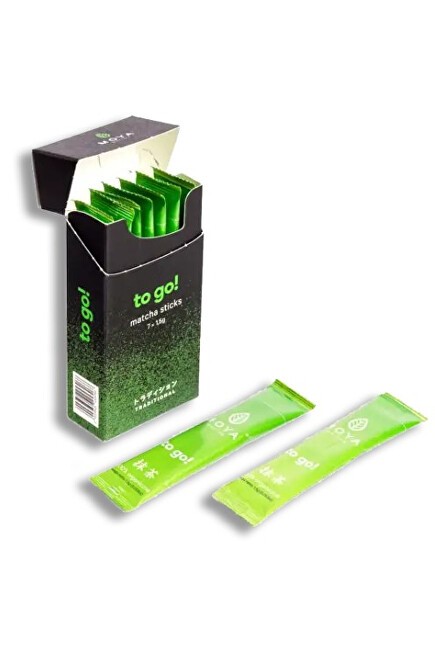 MOYA Matcha da asporto! Tè verde giapponese biologico tradizionale - 7 x 1,5 g unisex