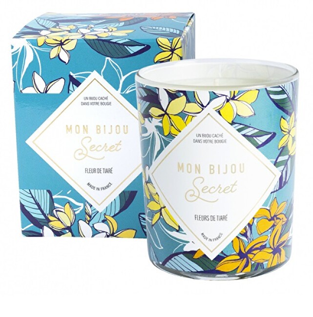 Troli Candela profumata 40h con gioiello Fiore di Tiaré CCOM100 donna