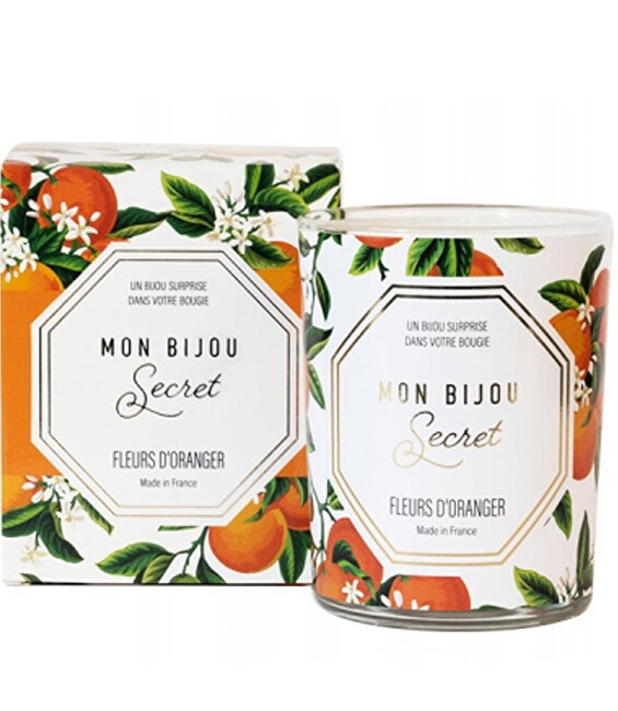 Troli Candela profumata 40h con gioiello Fiore d'arancio CROFO100 donna
