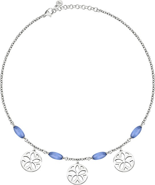 Morellato Collana in acciaio con pendenti Fiore SATE02 donna