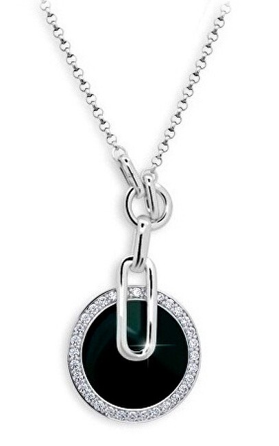 Modesi Collana originale in argento con zirconi JA51474CZ donna