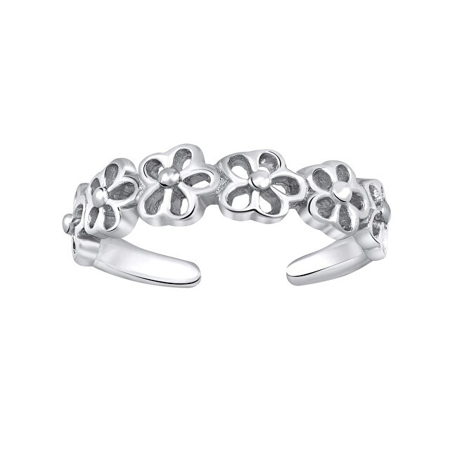 Silvego Anello in argento sulla gamba con fiori PRMR11673 donna