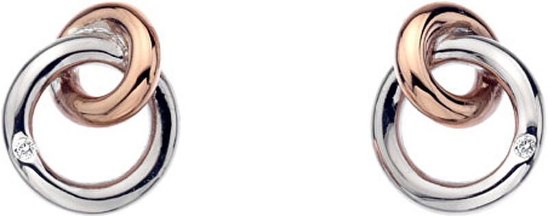 Hot Diamonds Orecchini a lobo Eternity Interlocking DE309 donna