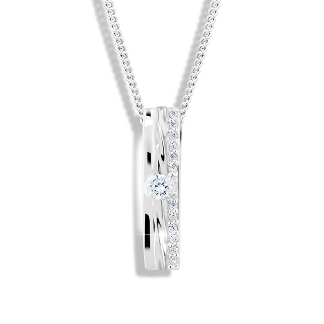 Modesi Collana glitterata con zirconi M46022 donna