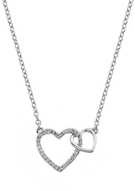 Hot Diamonds Collana in argento con diamante autentico Flora DP731 donna