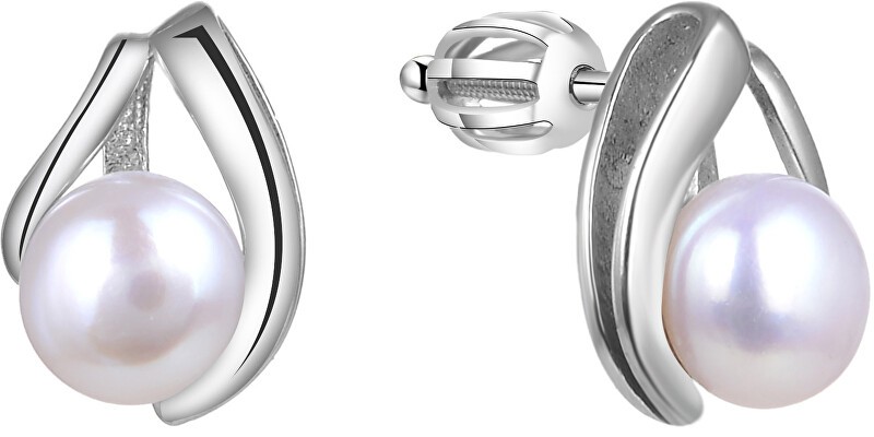 Beneto Orecchini in argento con vera perla TAGUP1665PS donna