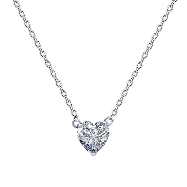 Beneto Collana in argento con cuore AGS1133 / 47 donna