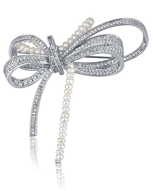 JwL Luxury Pearls Spilla da donna di lusso con perline 2 in 1 Fiocchi JL0666 donna