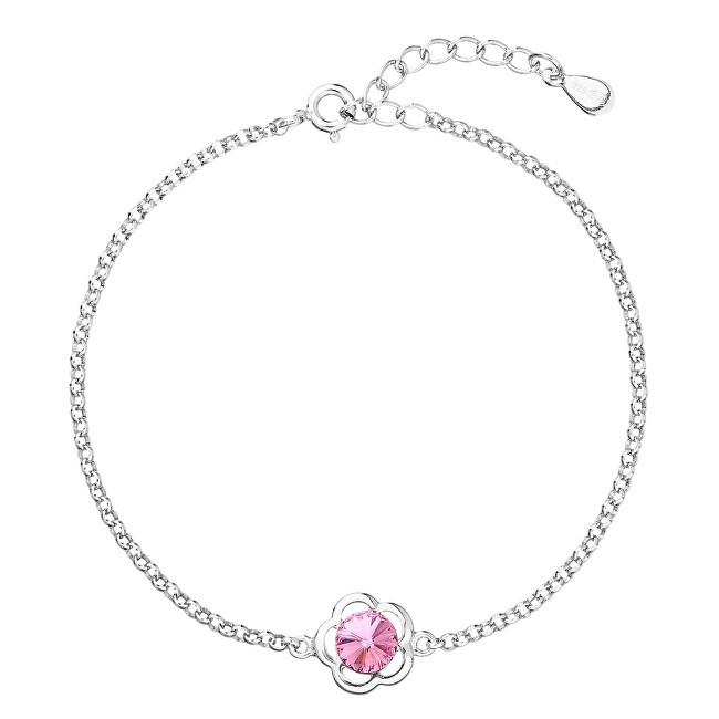 Evolution Group Bracciale in argento con cristallo Swarovski 33117.3 Rosa donna