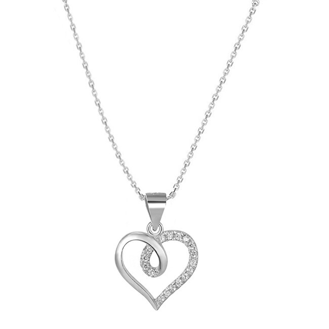 Beneto Collana in argento con cuore AGS495 / 47 donna