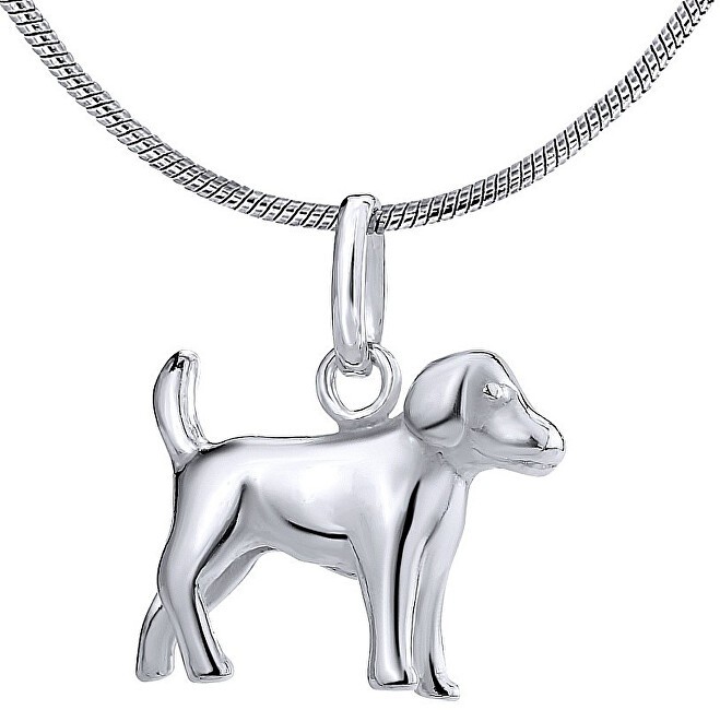 Silvego Ciondolo in argento a forma di cane ZTP1202229 uomo