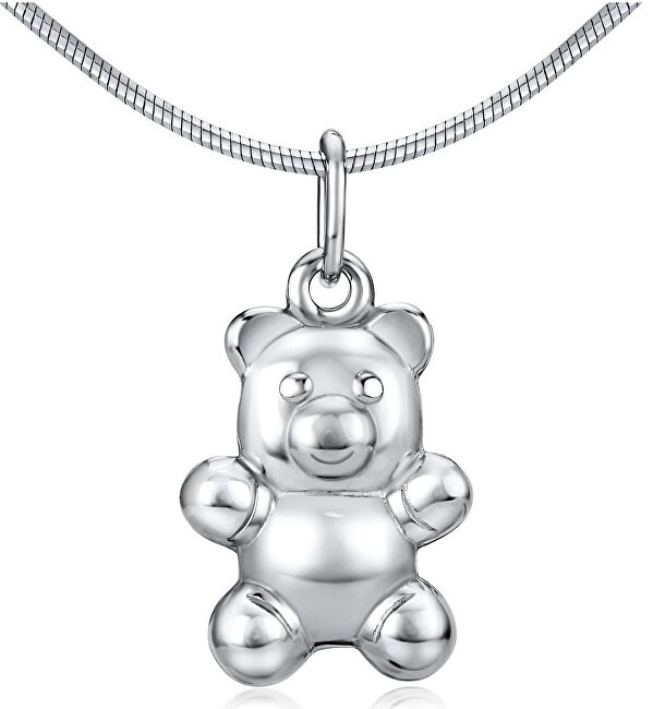 Silvego Ciondolo in argento a forma di orsetto SILVEGOB10232 donna