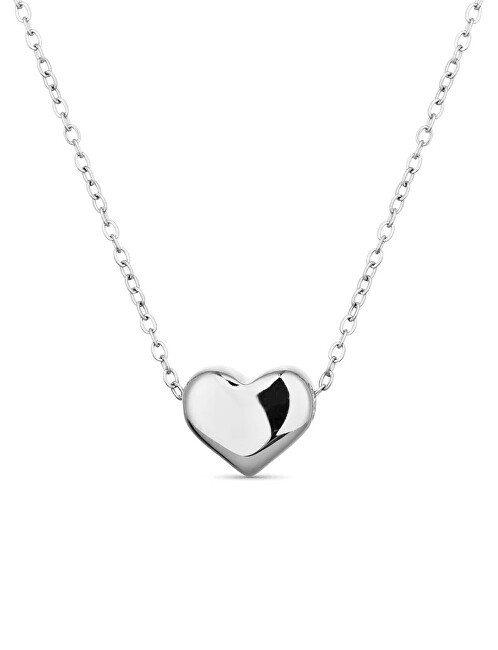 Vuch Delicata collana con un cuore di Amore Profondo in Argento donna