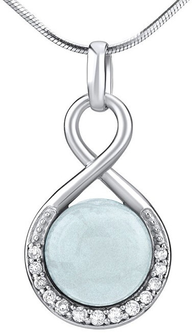 Silvego Ciondolo in argento con acquamarina naturale JST14709AQ donna