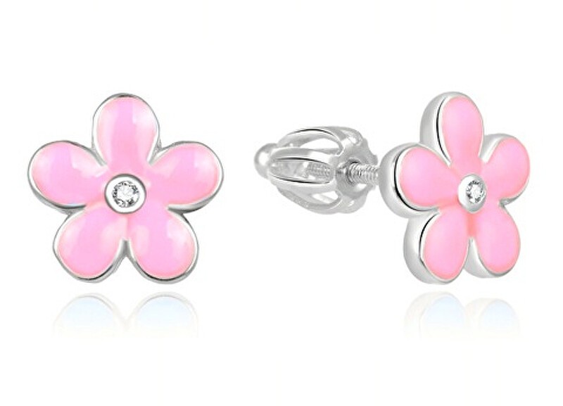 Beneto Orecchini in argento con fiori AGUP1539S-2 donna