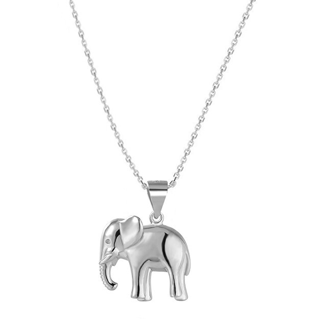Beneto Collana in argento con elefante AGS1136 / 47 donna