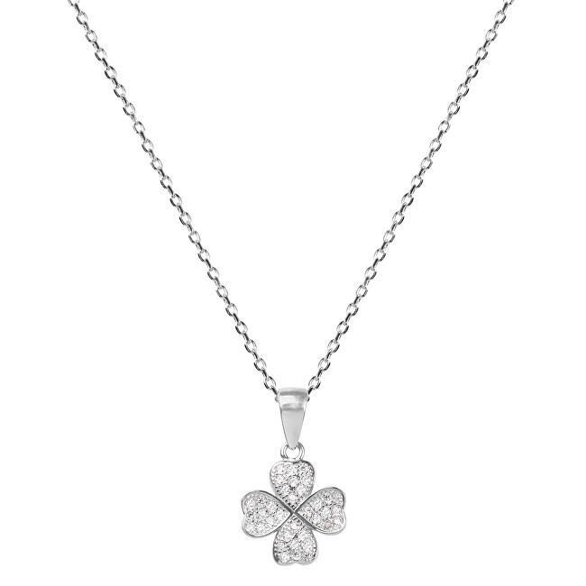 Beneto Collana in argento con quadrifoglio AGS1141 / 47 donna