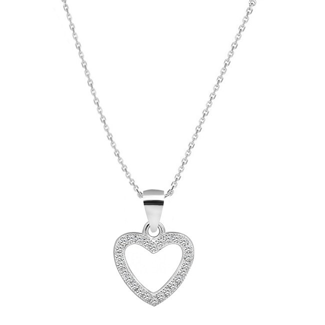 Beneto Collana in argento con cuore AGS1130 / 47 donna