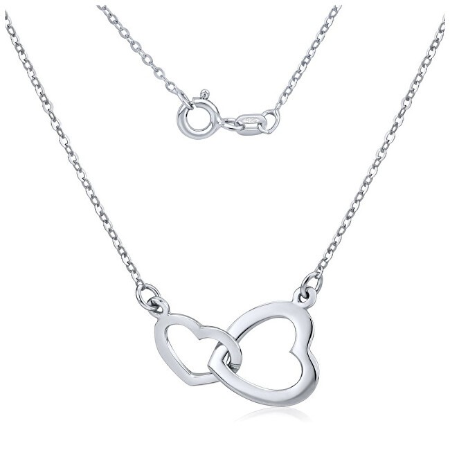 Silvego Collana in argento con cuore combinato SMJN059FP7 donna