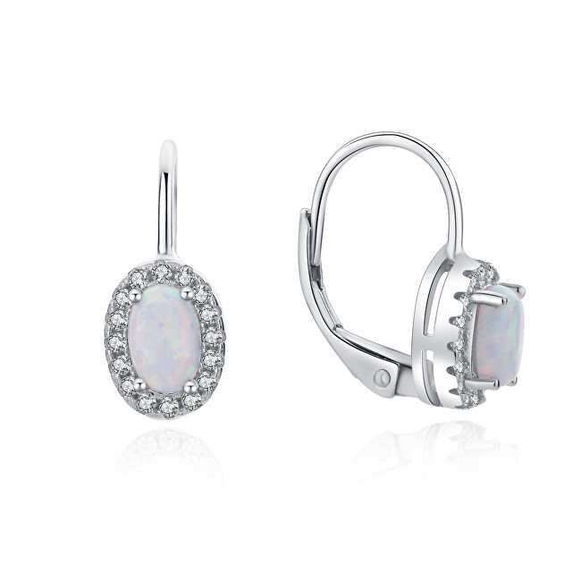 MOISS Bellissimi orecchini in argento con opali sintetici e zirconi E0000668 donna