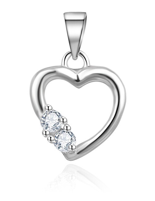 Beneto Ciondolo a forma di cuore in argento AGH672 donna