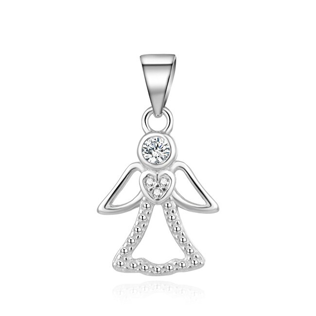 Beneto Delicato ciondolo in argento a forma di angelo AGH656DL donna