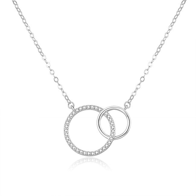 Beneto Bella collana d'argento con anelli AGS1157 / 47 donna