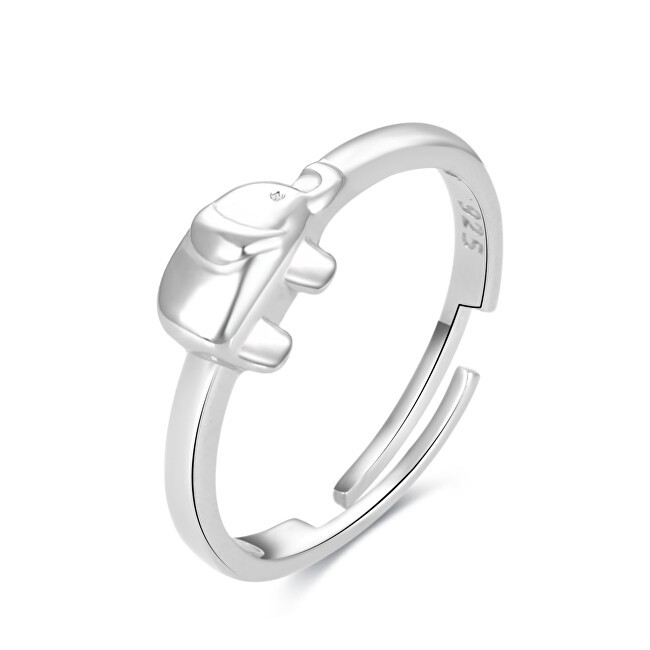 Beneto Anello giocoso a forma di zampa di elefante in argento AGGF490 donna