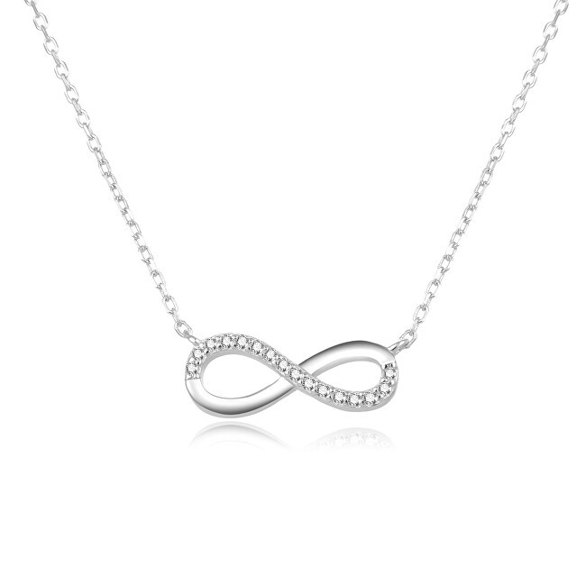 Beneto Collana in argento con simbolo dell'infinito AGS507 / 47L donna