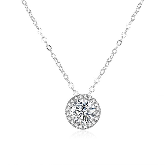 Beneto Collana di lusso in argento con zirconi AGS868 / 47 donna