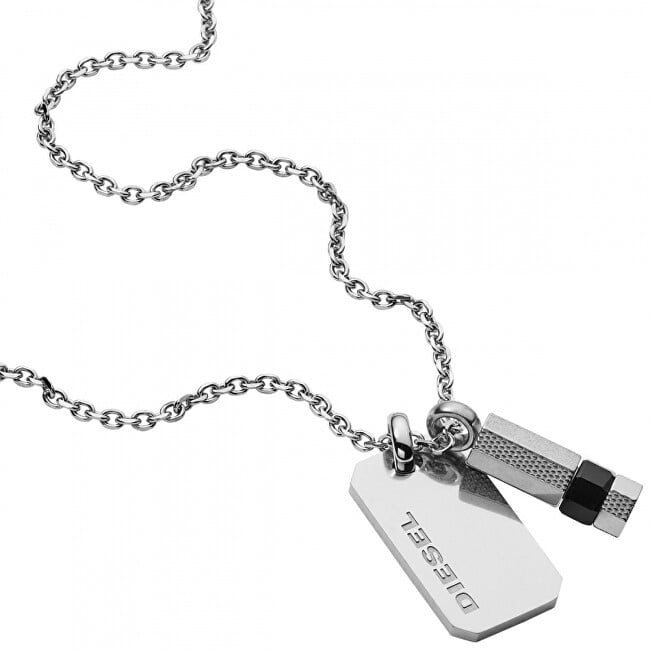 Diesel Collana da uomo con ciondoli DX1156040 uomo
