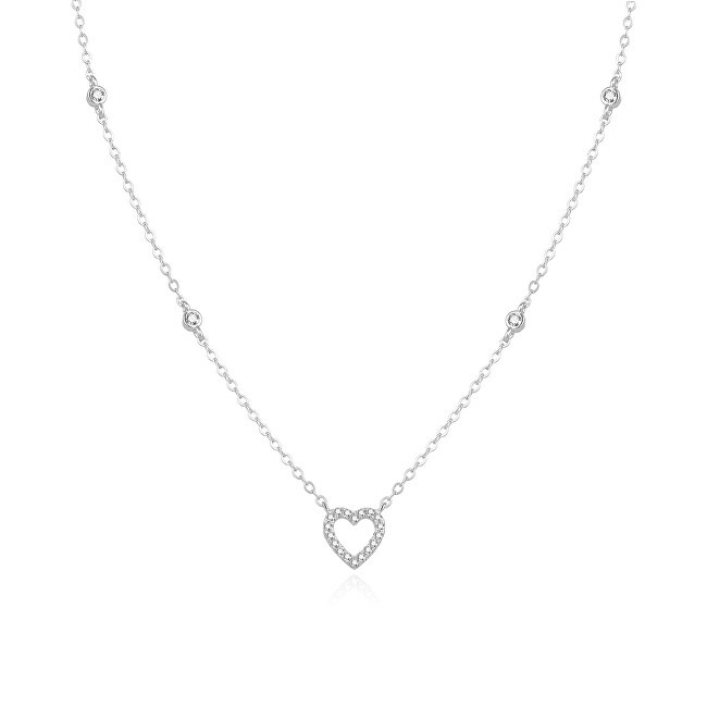 Beneto Delicata collana in argento con cuore AGS1040 / 47 donna
