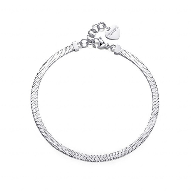S'Agapõ Bracciale a gamba spessa SHK15 in acciaio pregiato donna