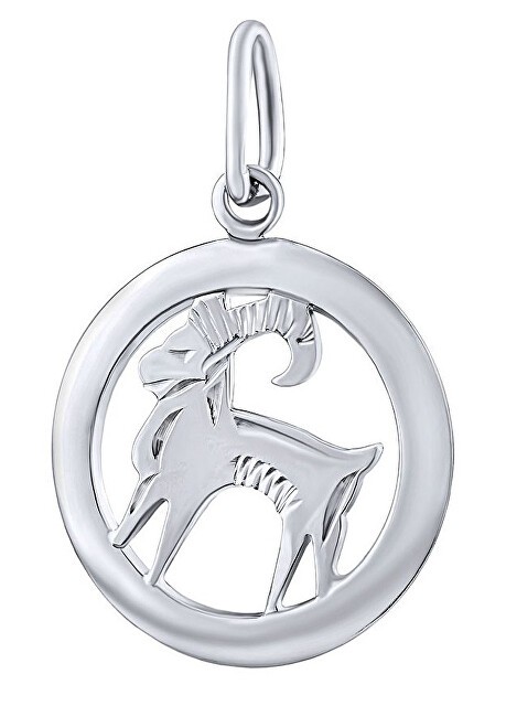 Silvego Ciondolo in argento con segno zodiacale Capricorno - rotondo SILVEGOB10283S01 bambino
