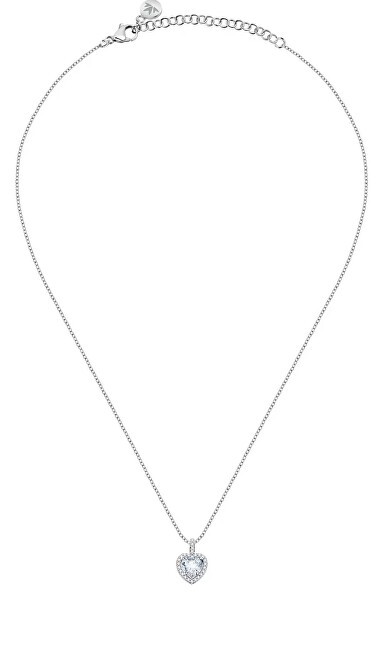 Morellato Collana romantica in argento con cuore Tesori SAVB02 catena, ciondolo donna
