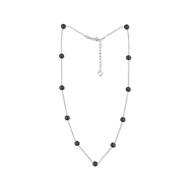 JwL Luxury Pearls Collana di delicate 11 perle nere autentiche JL0752 donna