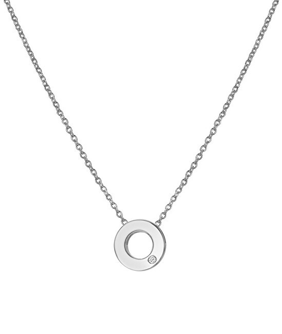 Hot Diamonds Collana minimalista in argento con diamanti e amuleti DP892 donna