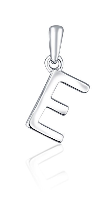 JVD Ciondolo minimalista a forma di lettera "E" in argento SVLP0948XH2000E bambino