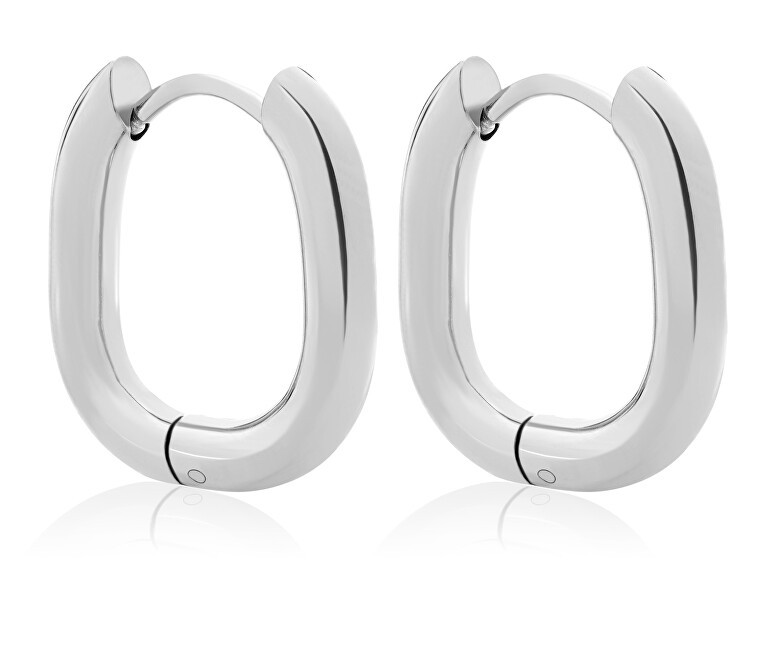 Troli Eleganti orecchini ovali in acciaio VBE0147S donna