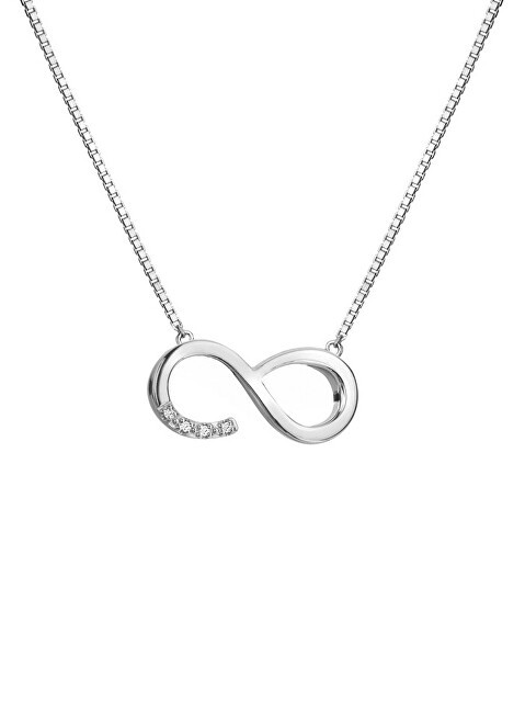 Hot Diamonds Splendida collana in argento con diamanti, infinitamente amata DP910 donna