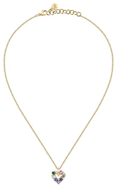 Morellato Collana romantica a forma di cuore placcata in oro Colori SAVY06 donna