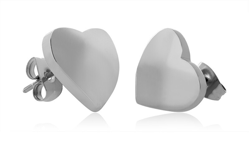 Troli Delicati orecchini a forma di cuore in acciaio VAAXF256S donna