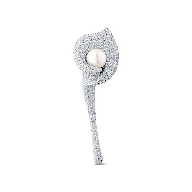 JwL Luxury Pearls Spilla scintillante 2 in 1 a forma di fiore di calla JL0816 donna